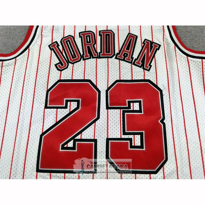 Camiseta Chicago Bulls Michael Jordan NO 23 Reload Mitchell & Ness 1997-98 Blanco